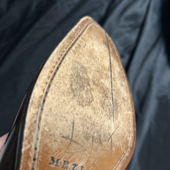 Mezlan Custom Courtenay Leather Wingtip Oxfords 10.5 - Picture 5 of 8
